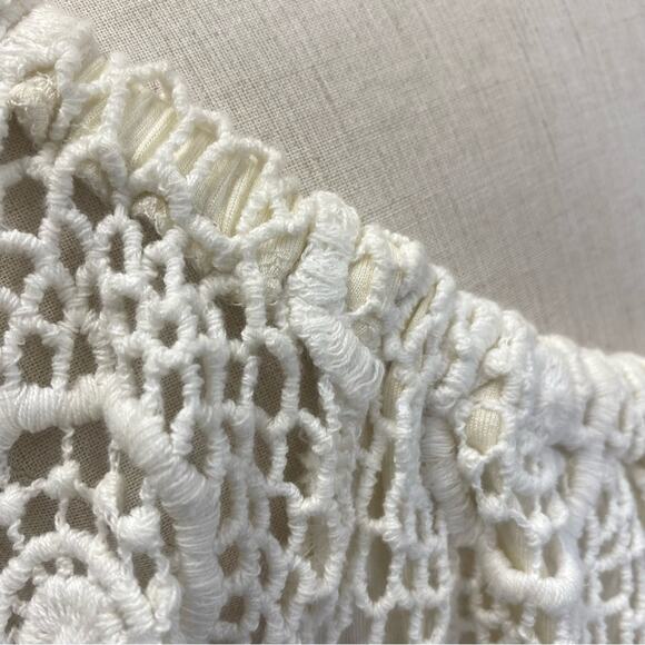 Nightcap by Carisa Brambles Carmen ivory crochet top Size 2 US Size Small - Picture 6 of 16
